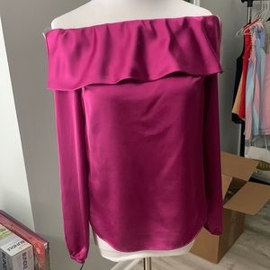 Strapless long sleeve top